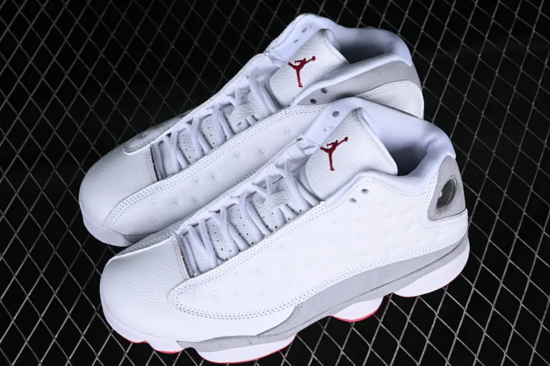 All categories Air Jordan Jordan series basketball shoes Air Jordan 13 pure original Air Jordan 13 Retro "Wolf Grey" AJ13 Joe 13 wolf gray first layer real carbon real cat eye 414571-160